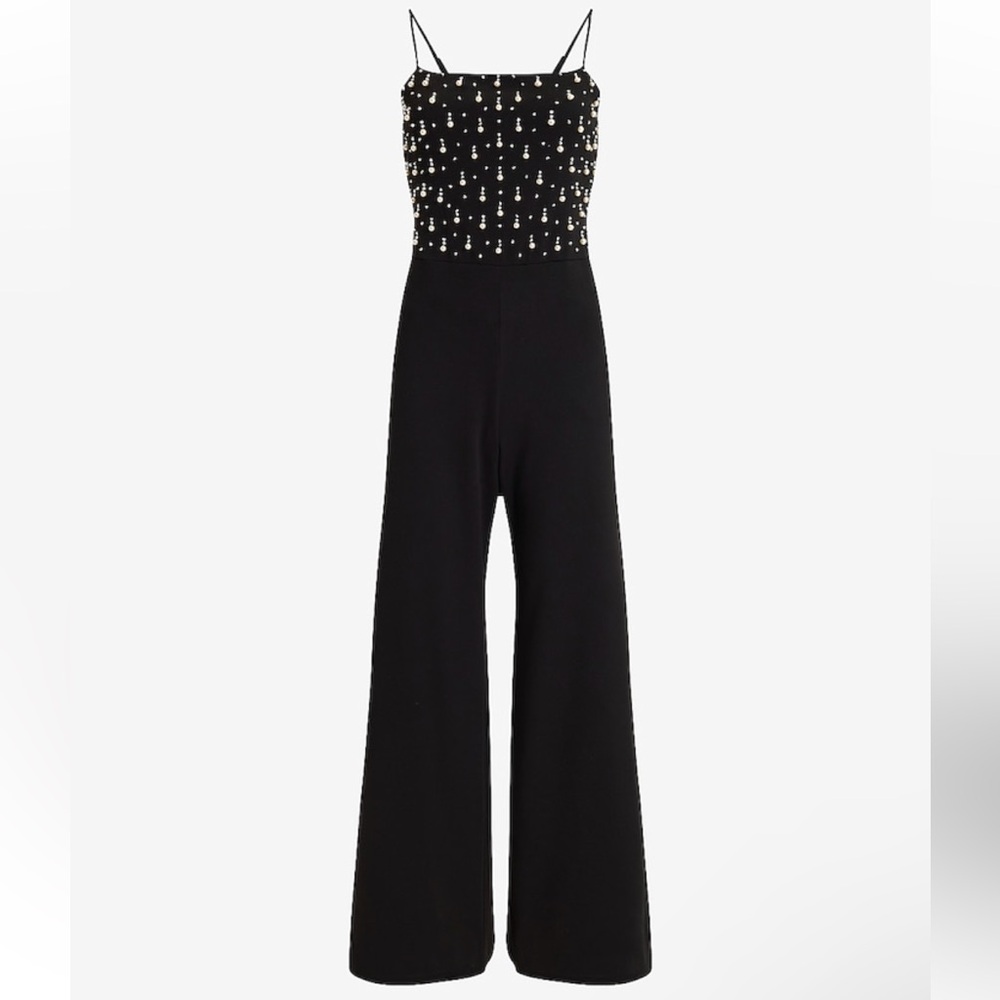 EXPRESS Embellished Sleeveless Jumpsuit - Picture 4 of 7